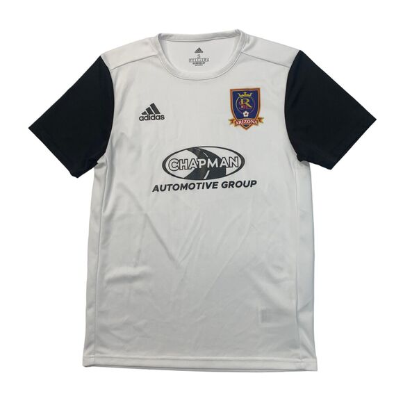 Adidas Real Salt Lake Arizona Jersey Mens S Small Aeroready Soccer T Shirt - Picture 1 of 9